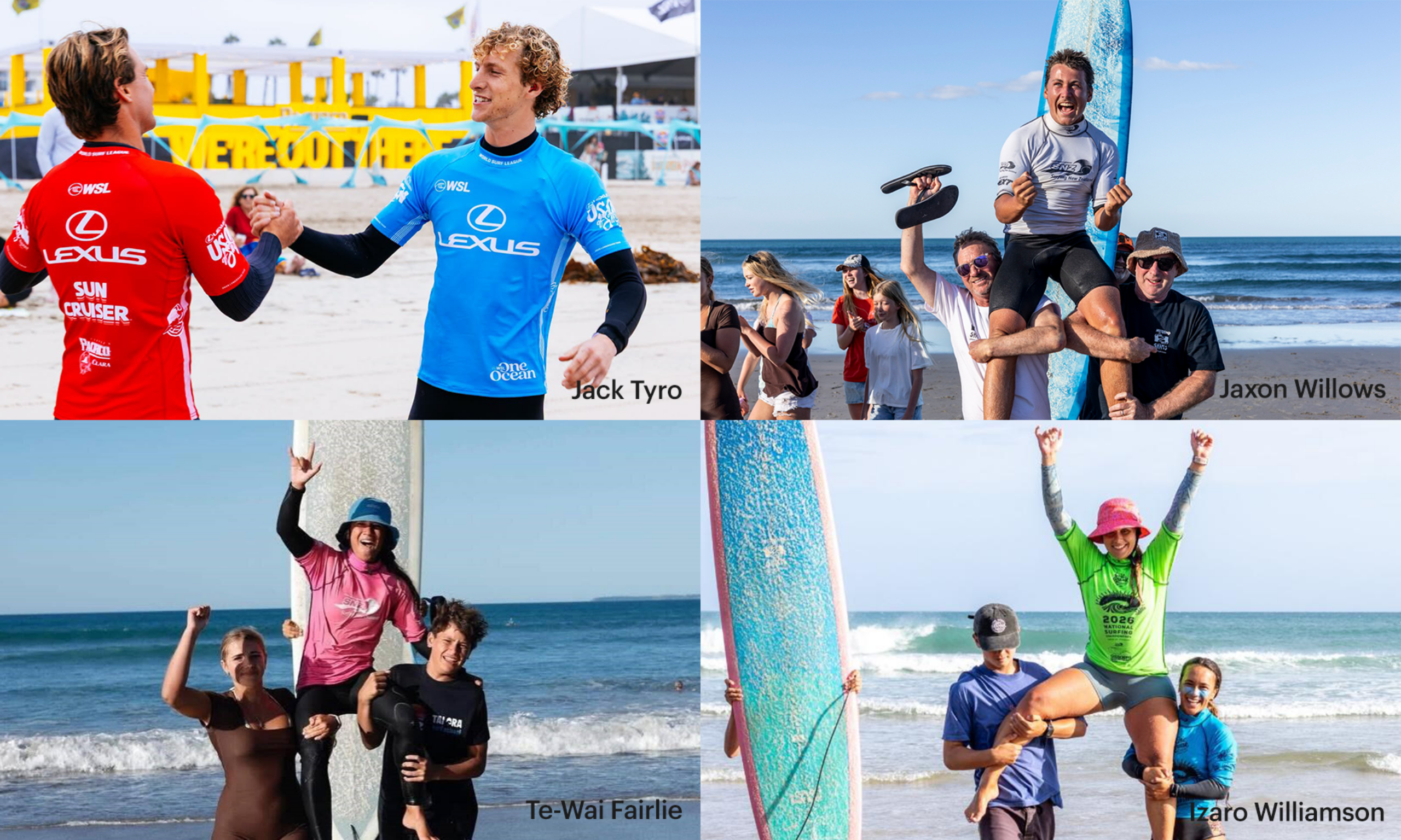 NZ Longboarding team Group Article