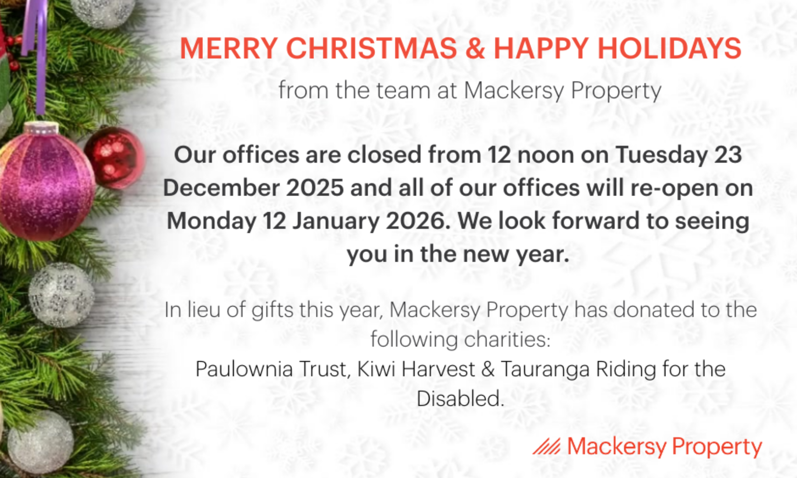 Web vers META MERRY CHRISTMAS HAPPY HOLIDAYS 2